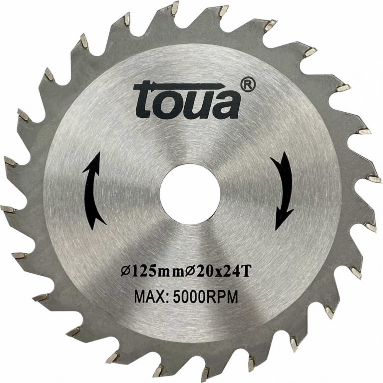 Диск пильный по дереву Toua 125x20 мм 24T