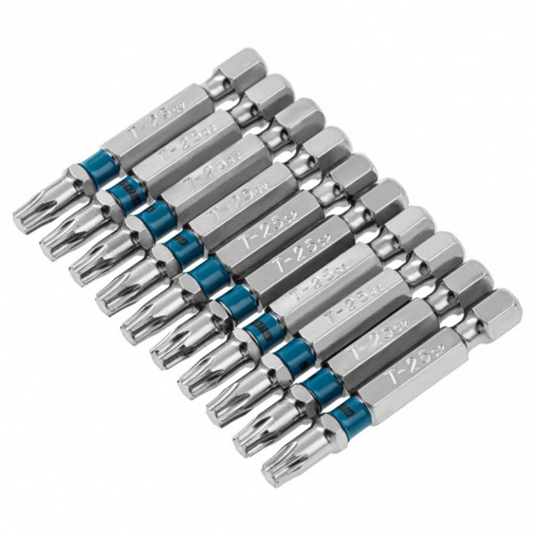 Набор бит Torx 10 х 50, сталь S2, 10 шт. Gross